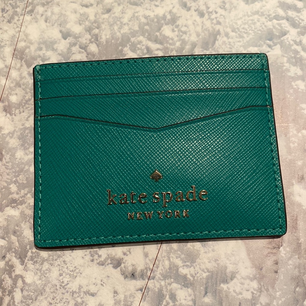 Kate Spade Staci Saffiano Leather Card Holder